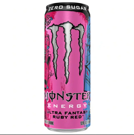MONSTER ENERGY Ultra Fantasy Ruby Red 16 OZ - Chase Cash & Carry