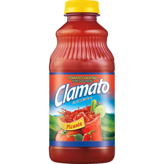 MOTTS CLAMATO PICANTE TOMATO JUICE 32OZ