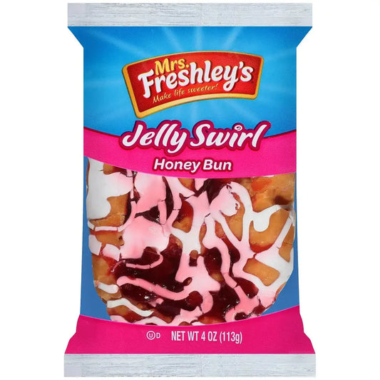 MRS FRESHLEY'S JELLY SWIRL HONEY BUN 9CT