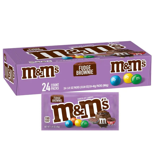 M & M FUDGE BROWNIE 24CT