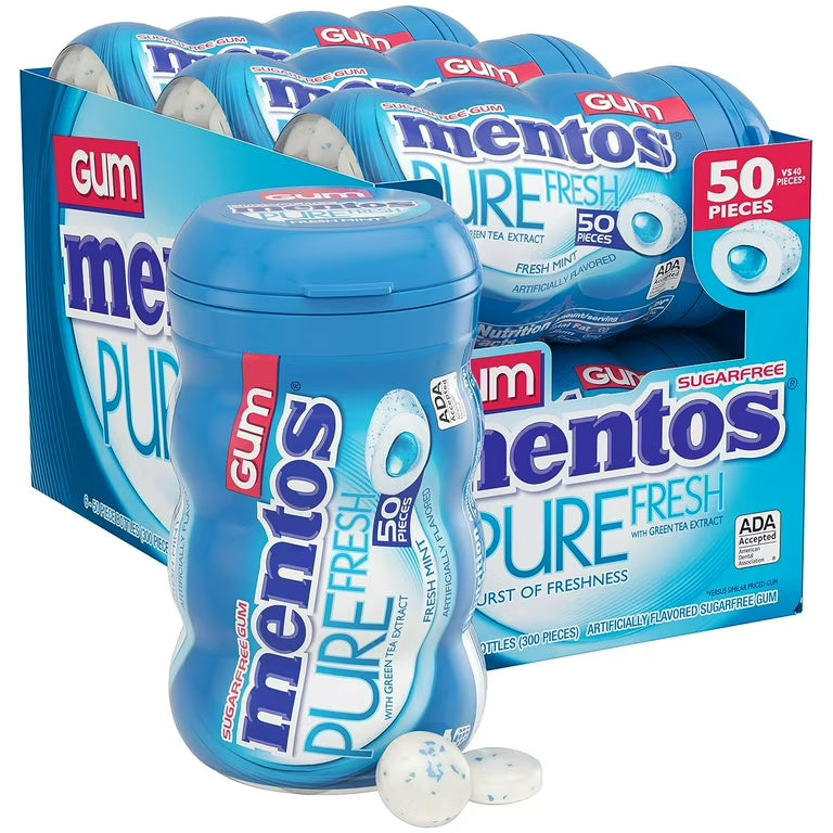MENTOS GUM CUP FRESH MINT 6CT