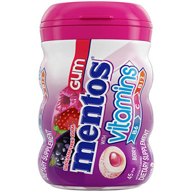 Mentos Gum Cup Vitamin Berry 6CT
