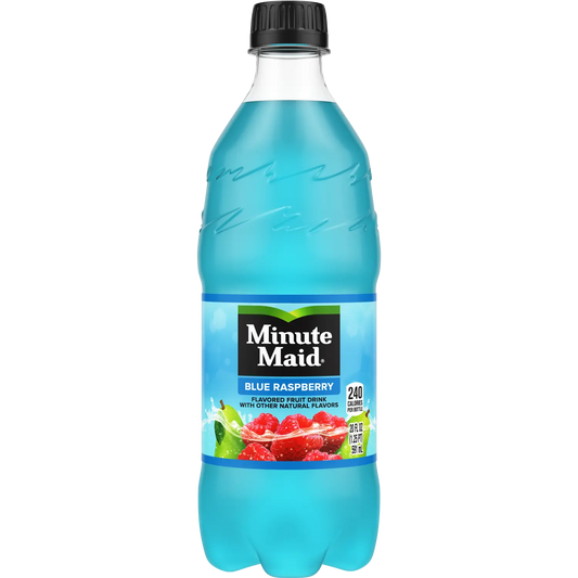 Minute Maid Blue Raspberry 20 Oz 24 CT