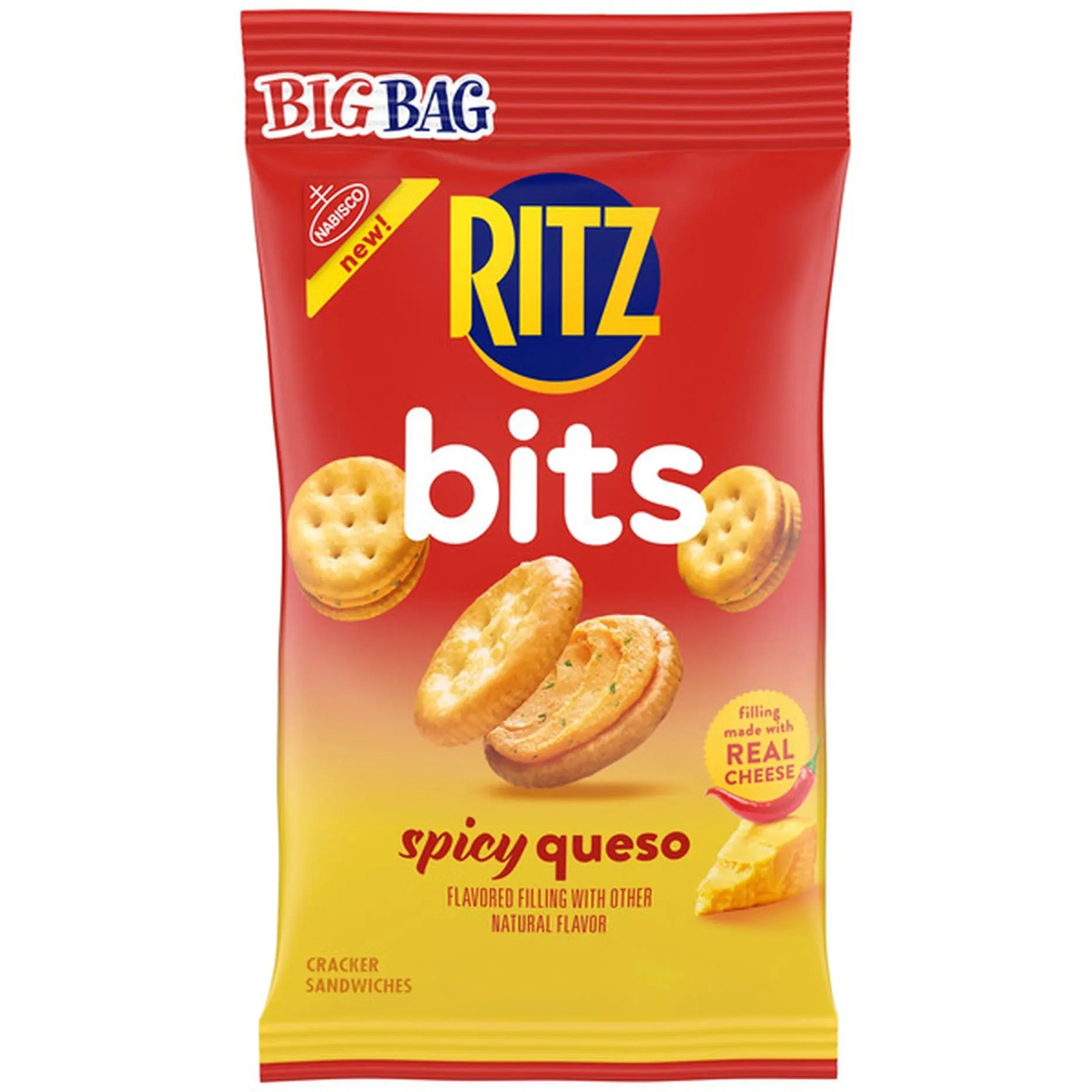 NAB BAG RITZ SPICY QUESO 6CT