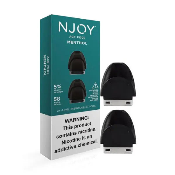 NJOY ACE PODS MENTHOL 5% 2PK 5CT (FINAL SALE)