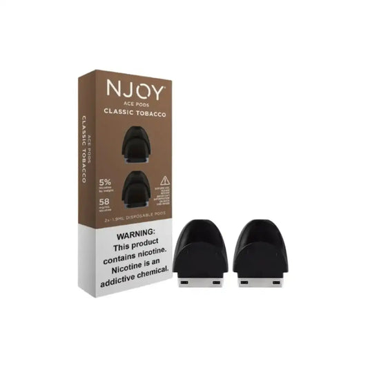 NJOY DEVICE + 2 PDS CLASIC TOB 5% 5CT (FINAL SALE)