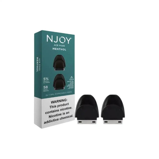 NJOY DEVICE PLUS 2 PODS MNTHL 5% 5CT (FINAL SALE)