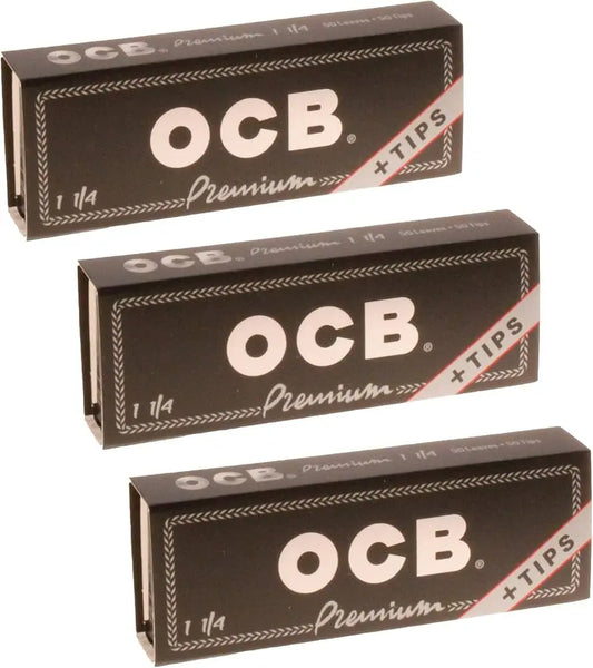 OCB CLASSIC PAPER & TIPS 1.25 12CT