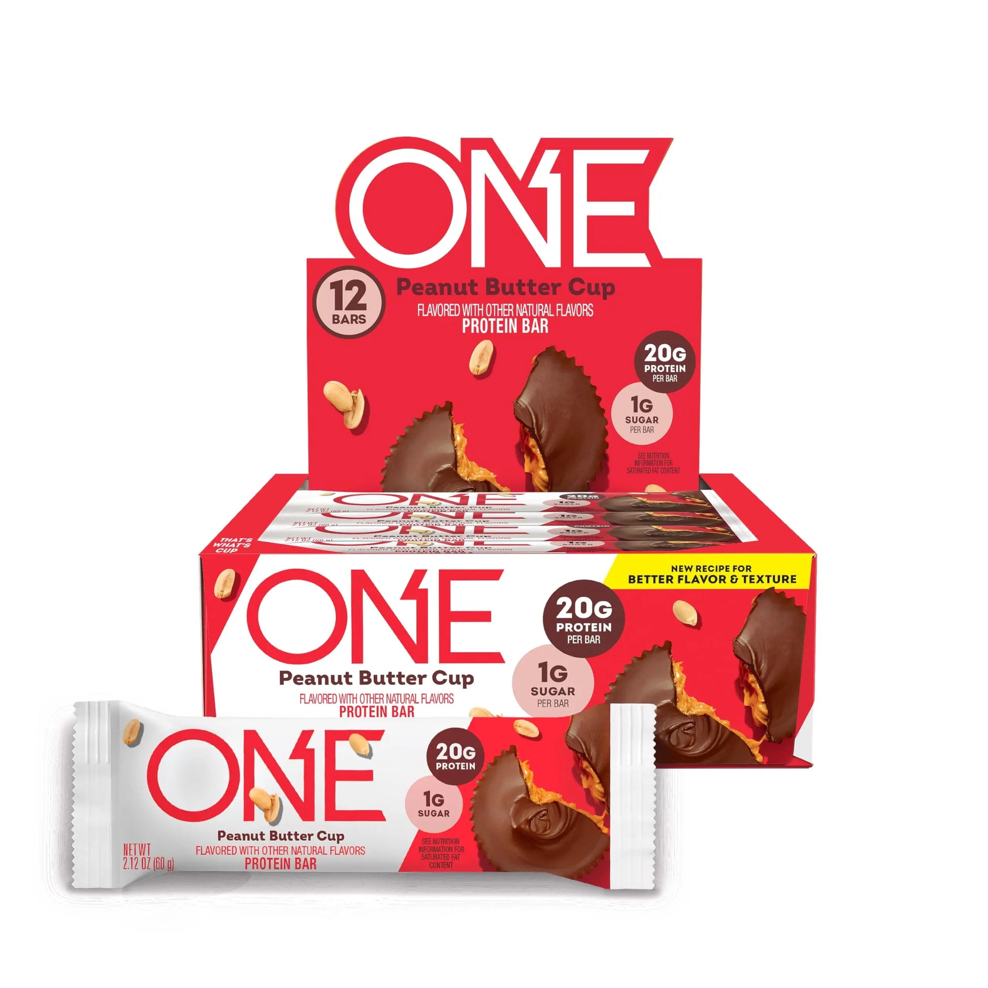 ONE BAR PEANUT BUTTER CUP 12CT  