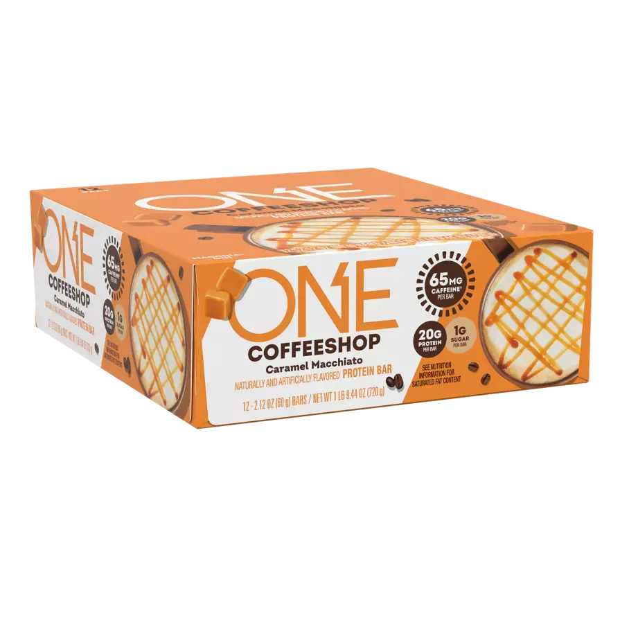 ONE BAR COFFEESHOP CARAMEL MACCHIATO 12CT
