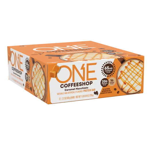 ONE BAR COFFEESHOP CARAMEL MACCHIATO 12CT