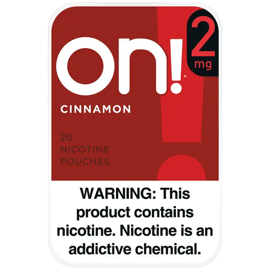 ON! CINNAMON 2MG NICOTINE POUCHES 5CT