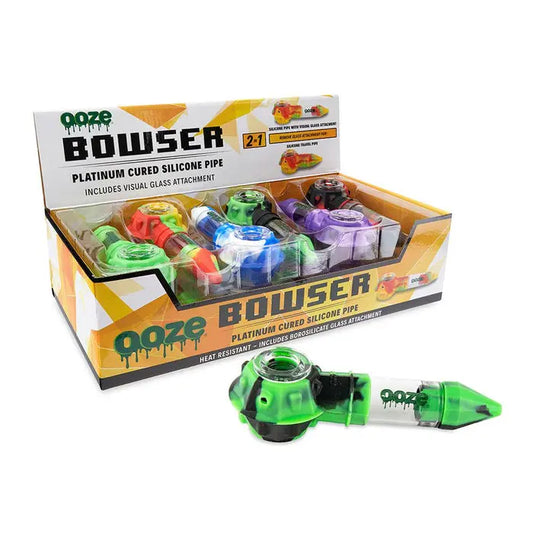 OOZE BOWSER SILCONE PIPE ASST COLORS 12CT