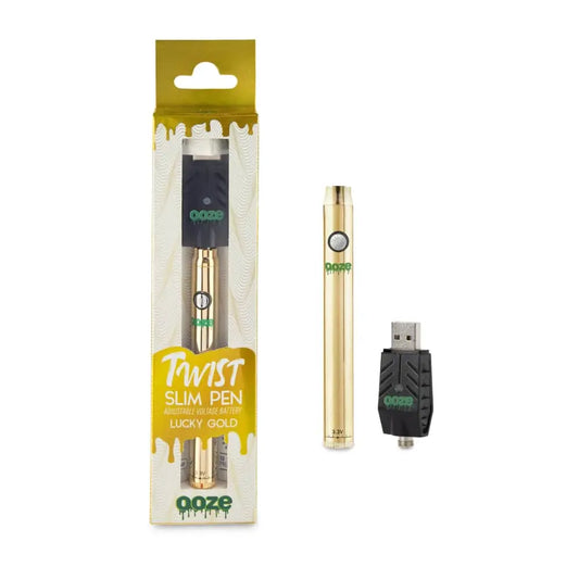 OOZE SLIM GOLD PEN TWIST BATTERY
