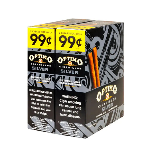 OPTIMO 2/99C FOIL SILVER 30/2 PK  