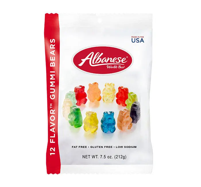 PEG ALBANESE GUMMIE BEARS 6/7OZ
