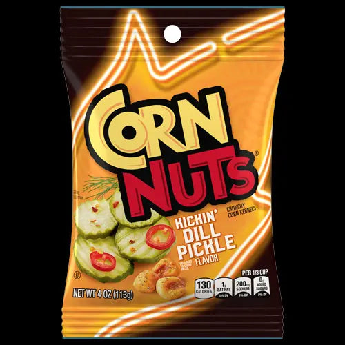 PEG CORN NUTS DILL PICKLE 6/4 OZ