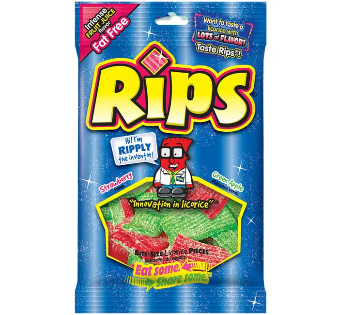 PEG RIPS STRAWB/GREEN APPLE 6/4.25OZ