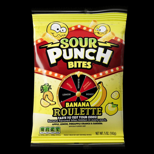 PEG SOUR PUNCH BITES BANANA ROULETTE 6/5OZ