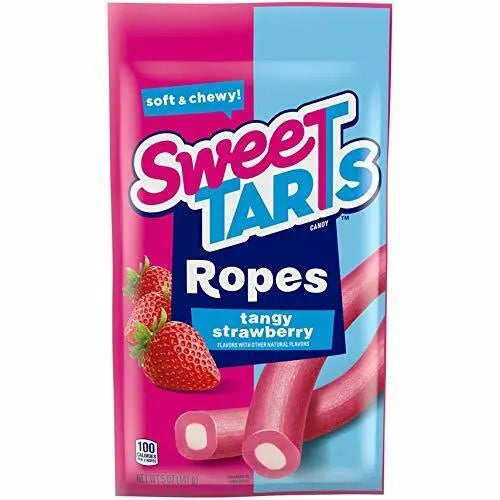 PEG SWEETART ROPE TANGY STRAWBERRY 6/5OZ