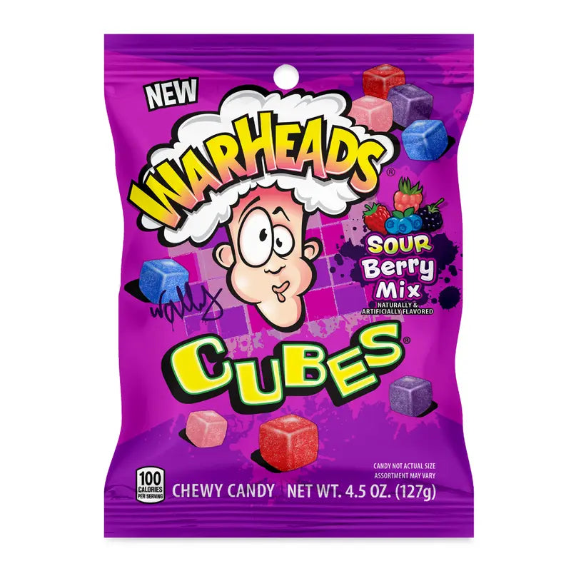 PEG WARHEADS BERRY CUBES 6/5OZ