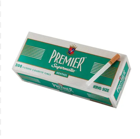 PREMIER TUBES MENTHOL 200CT