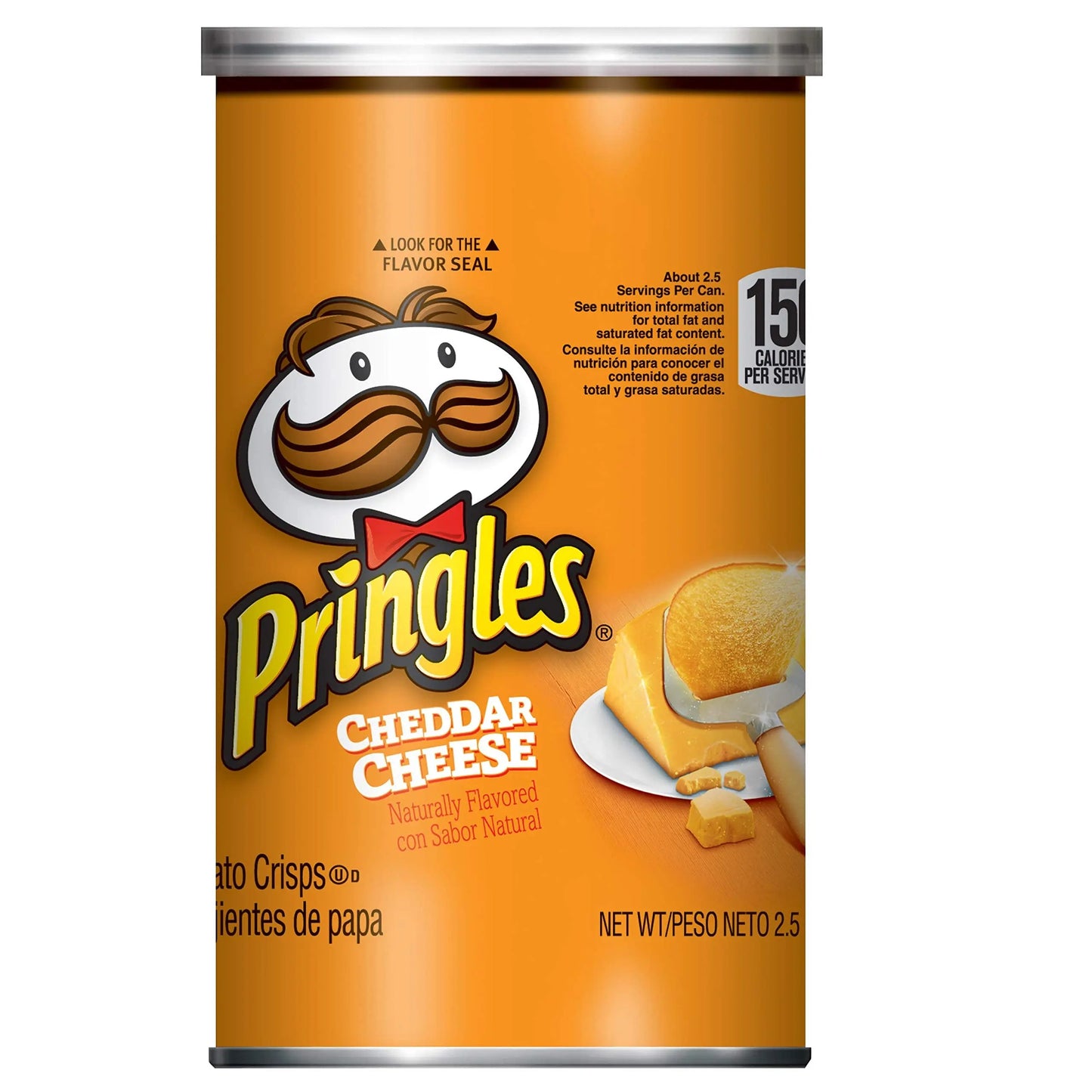 PRINGLES MEDIUM CHEDDER CHEESE 12CT