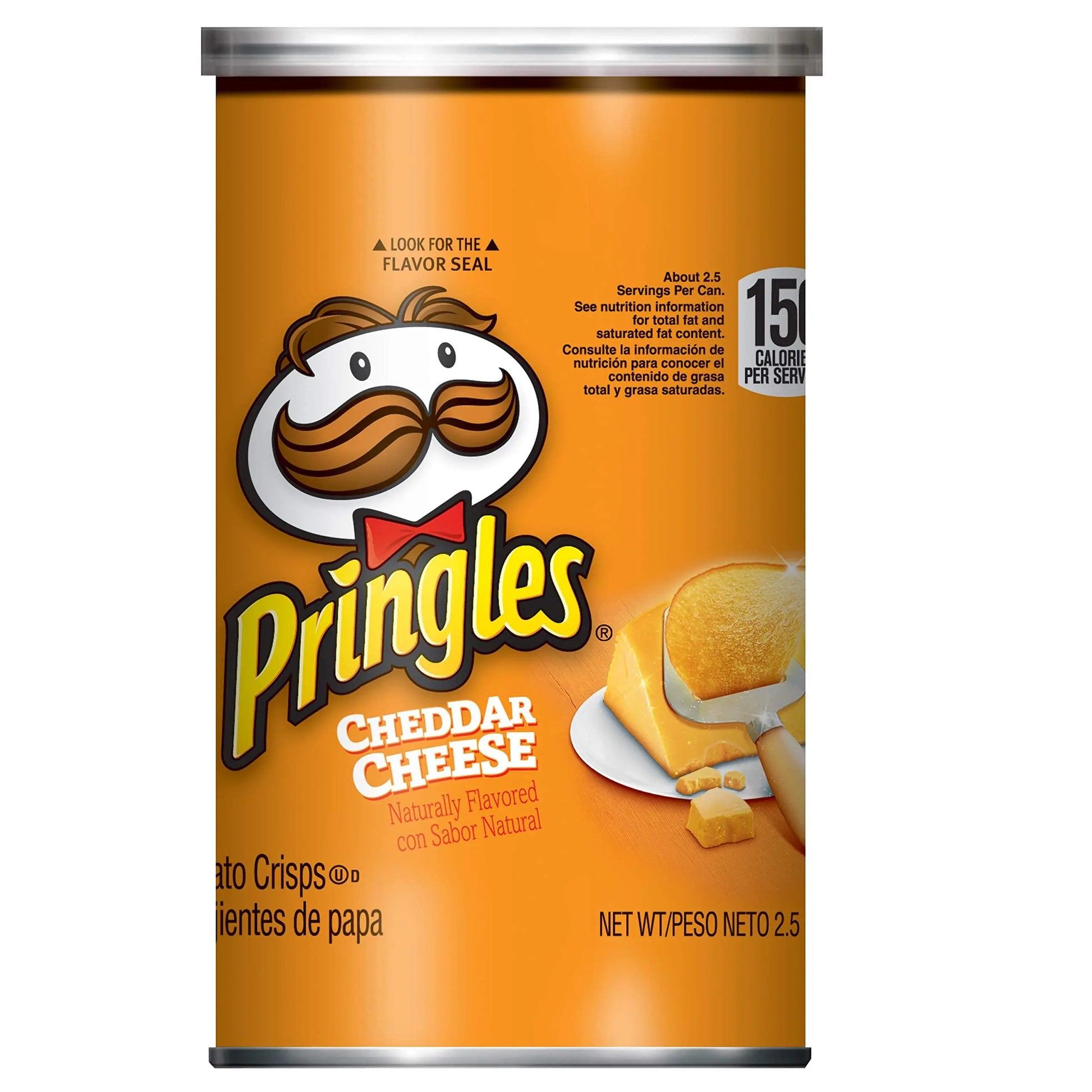 PRINGLES MEDIUM CHEDDER CHEESE 12CT