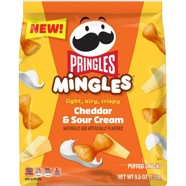 PRINGLES MINGLES CHEDDAR SOUR CREAM 6 CT