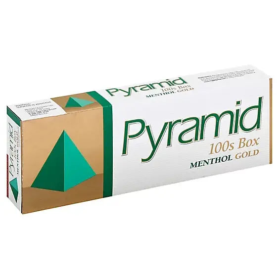 PYRAMID MENTHOL GOLD 100 BOX (RICH GREEN)