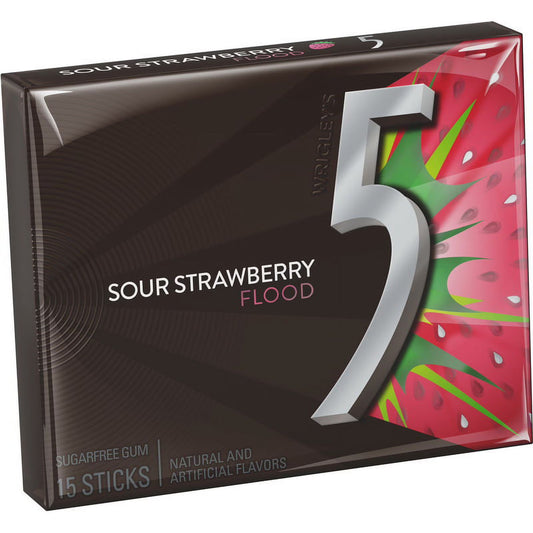 FIVE GUM SOUR SWEET BERRY 10CT