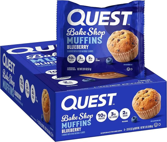 QUEST BLUEBERRY MUFFIN 8 CT