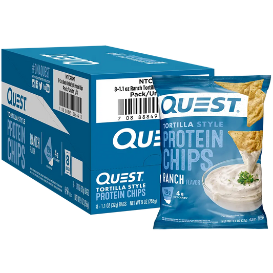 QUEST PROTEIN CHIPS RANCH 8CT