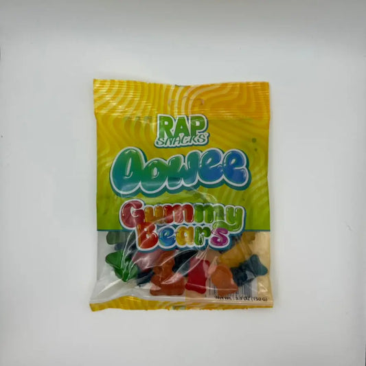 RAP SNACKS CANDY Gummy Bears 12/5OZ