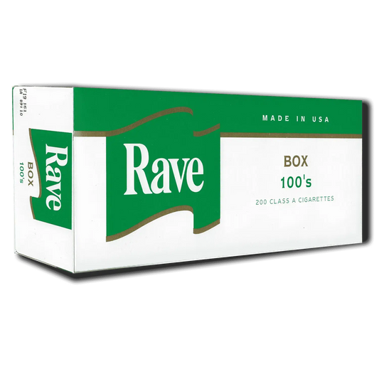 RAVE CIGARETTES MENTHOL BOX 100
