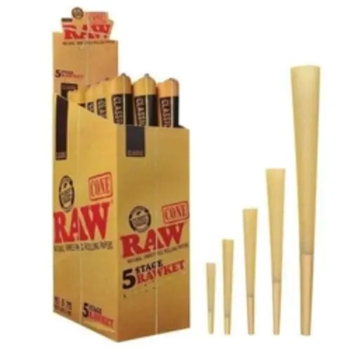 RAW CONES RAWKET 15/5PK - Chase Cash & Carry