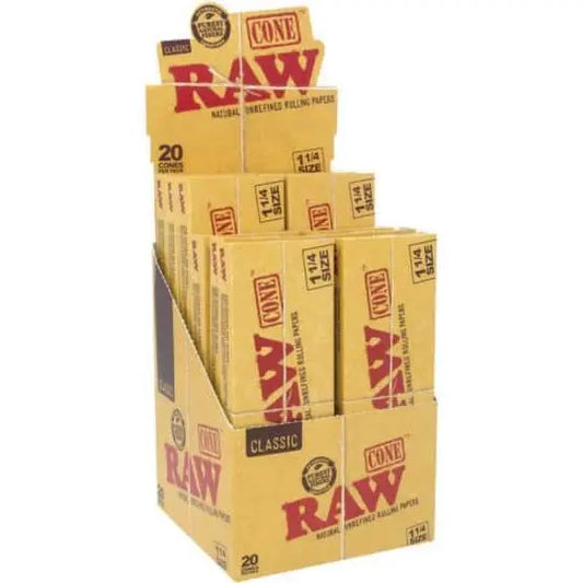 RAW CONES 1.25 -- 12/20CT