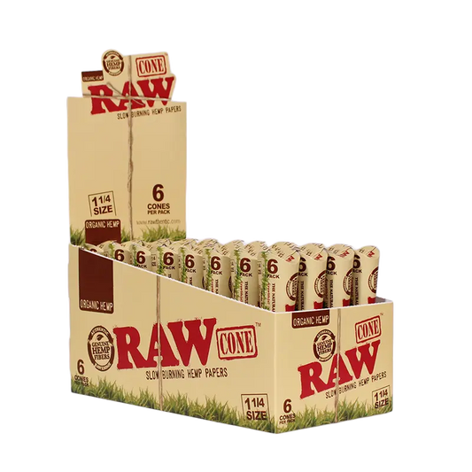 RAW CONES ORGANIC 32-6PK