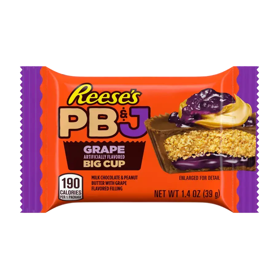 REESE'S BIG CUP PB&J GRAPE 16CT