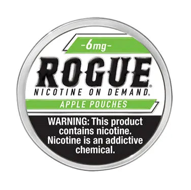ROGUE NICOTINE APPLE POUCHES 6MG 5CT