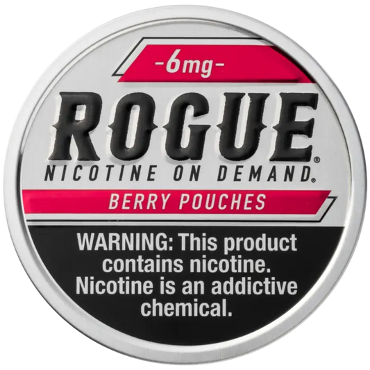 ROGUE NICOTINE BERRY POUCHES 6MG 5CT