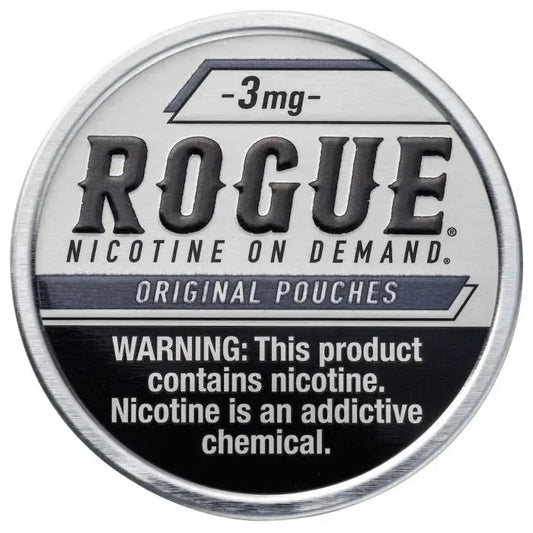ROGUE NICOTINE ORIGINAL POUCHES 3MG 5CT