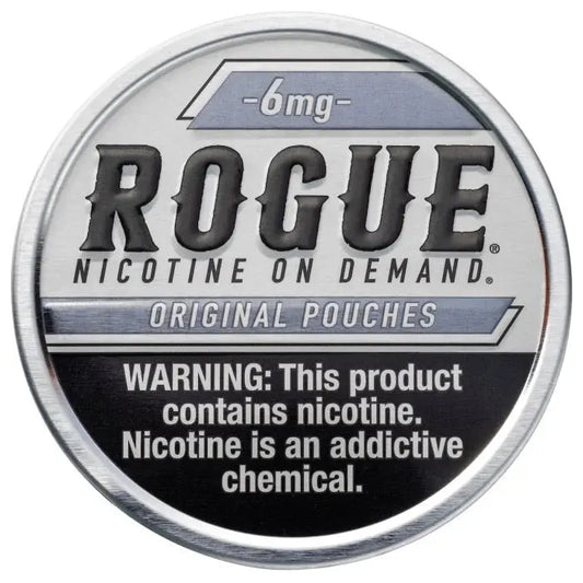 ROGUE NICOTINE ORIGINAL POUCHES 6MG 5CT