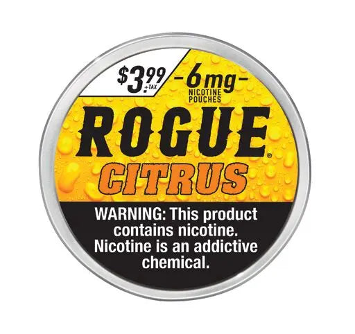 ROGUE NICOTINE PP$3.99 CITRUS POUCHES 6MG 5CT