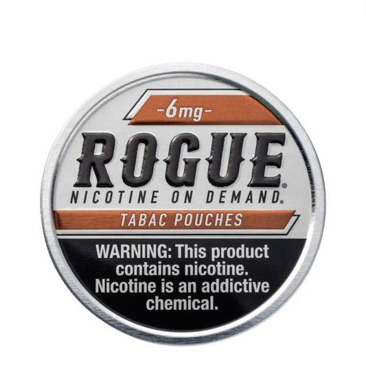 ROGUE NICOTINE TABAC POUCHES 6MG 5CT