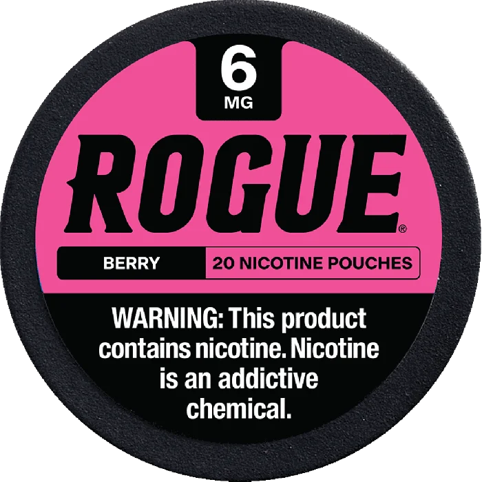 ROGUE NICOTINE PP$3.99 BERRY POUCHES 6MG 5CT