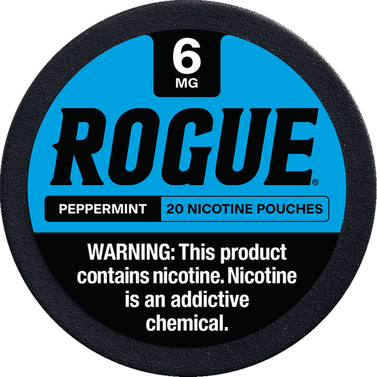 ROGUE NICOTINE PP$3.99 MINT POUCHES 6MG 5CT