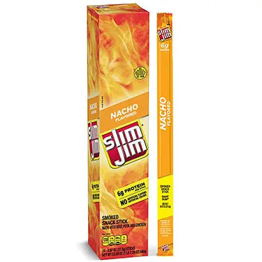 SLIM JIM GIANT NACHO 24CT