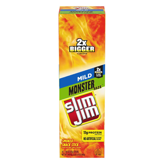SLIM JIM MONSTER MILD 18 CT