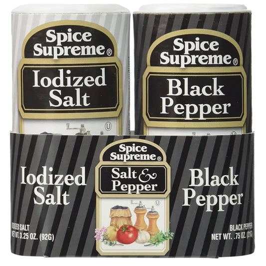 SPICE S. SALT/BLACK PEPPER COMBO 3/2 CT - Chase Cash & Carry